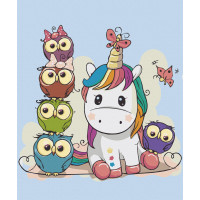 Картина для малювання за номерами Art Craft Казкові друзі 40х50см (15525-AC)