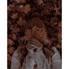 Картина-розмальовка за номерами Strateg Осінній вайб 40x50 (DY350)