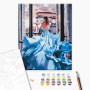 Картина за номерами Brushme Дівчина в сукні 40х50 (BS34902)