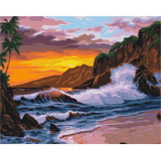 Картина за номерами Brushme Морські хвилі 40х50 (BS52108)