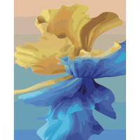 Картина для малювання за номерами Стратег Жовтоблакитний танок 40х50см (SY6547)