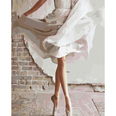 Картина для малювання за номерами Стратег Балет 40х50см (SY6271)