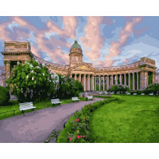 Картина для малювання за номерами Brushme Казанський собор 40х50см (GX25145)