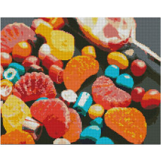 Картина за номерами з алмазною мозаїкою Стратег Радість ласуна 40х50см (40797)