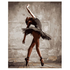 Картина для малювання за номерами Стратег Чорний лебідь 40х50см (VA-1832)