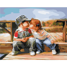 Картина для малювання за номерами Стратег Love is 40х50см (SY6126)