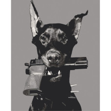 Розписна картина за номерами на полотні Art Craft Агент 007 40х50 (11653-AC)