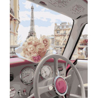 Картина для малювання за номерами Лавка Чудес Романтика Парижа 40х50см (LC30121)