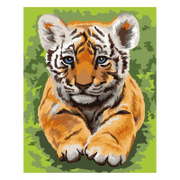 Картина для малювання за номерами Стратег Тигреня 30х40 (SV-0016)