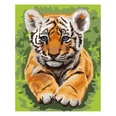 Картина для малювання за номерами Стратег Тигреня 30х40 (SV-0016)