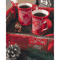 Картина для малювання за номерами Art Craft Різдвяна кава 50х40см (12133-AC)