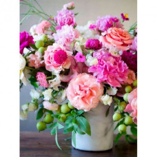 Картина для малювання за номерами Лавка Чудес Строкатий букет 50х40см (LC40029)