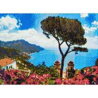 Картина за номерами з алмазною мозаїкою Стратег Казковий океанічний пейзаж 40х50 (FA40681)