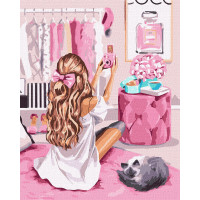 Картина-розмальовка Ідейка за номерами Домашня вечірка 40x50 (KHO4825)