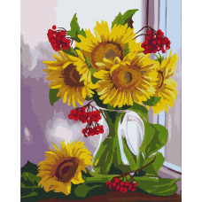 Картина за номерами Brushme Калинові соняхи 40х50 (BS53485)