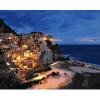 Картина для малювання за номерами Brushme Італійське село. Бореллі Гвідо 40х50см (G451)