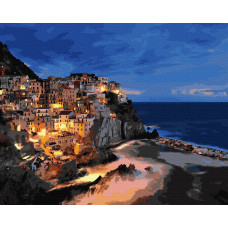 Картина для малювання за номерами Brushme Італійське село. Бореллі Гвідо 40х50см (G451)