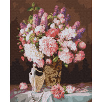 Картина-розмальовка Ідейка за номерами Натюрморт зі статуеткою балерини 40х50 (KHO3203)