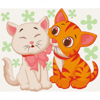 Картина для малювання за номерами Art Craft Мурчики 25х30см (15545-AC)