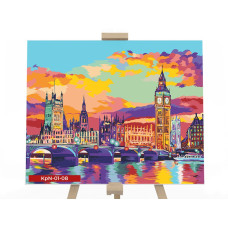 Картина для малювання за номерами Danko Toys Лондон 40х50см (KrNe-01-08)