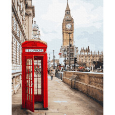 Картина для малювання за номерами Brushme Символи Лондона 40х50см (GX26716)