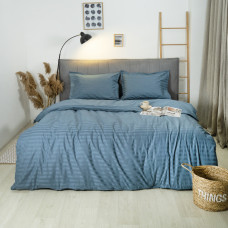 Комплект постільної білизни Tiare Сімейний Сатин Stripe 91