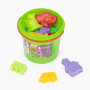 Кінетичний пісок Danko Toys KidSand 1000гр з пасочками зелений (KS-01-01GR)