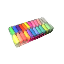 Набір різнобарвний розумний пластилін 24 шт (1892346276/1024)