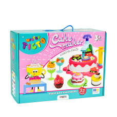 Набір для ліплення Strateg Містер тісто Cake Maker 22 кольори (41031)