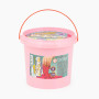Кінетичний пісок Danko Toys KidSand 1000гр з пасочками рожевий (KS-01-01PN)