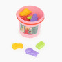Кінетичний пісок Danko Toys KidSand 1000гр з пасочками рожевий (KS-01-01PN)