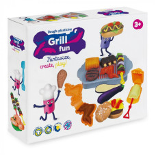 Набір для творчості DGT-ART з легкого пластиліну Grill fun (TY4458)
