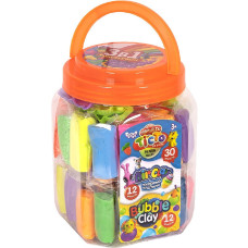 Маса для ліплення Danko Toys 3в1 повітряний пластилін (укр.) (TAB-01-01U)