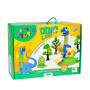 Набір для ліплення Strateg Містер тісто Dino Land 22 кольори (41035)