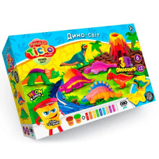 Набір для творчості Danko Toys тісто для ліплення Master Do Дино-світ (укр.) (TMD-10-04U)