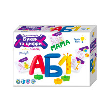Набір для творчості DGT-ART Genio kids легкий пластилін Букви та цифри (TY4430)