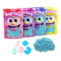 Пісок кінетичний Strateg Magic sand у пакеті 500 г блакитний (39403-3)