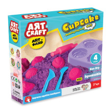 Набір для творчості DEDE Art Craft Кінетичний пісок Ліплення кексів (03624)