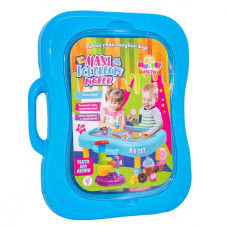 Набір для творчості Strateg Містер тісто Ice Cream maker 26 елементів блакитна валіза (71210)