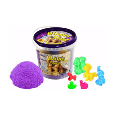 Набір для ліплення Strateg Magic sand кінетичний пісок у відрі 1000 г бузковий (372-4)