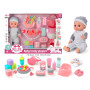 Пупс інтерактивний Deluxe з аксесуарами для догляду із звуковими ефектами (асорт.) (WZB6109-1/2/5)