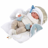 Лялька пупс Llorens Lalo Lloron Capazo porta bebe 42см Іспанія (74003)
