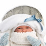 Лялька пупс Llorens Lalo Lloron Capazo porta bebe 42см Іспанія (74003)