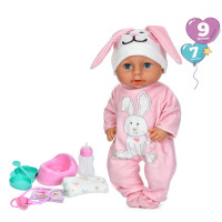 Лялька Диво Маля функціональна із аксесуарами в образі зайченяти 40 см (YL2540C-F-DM-UA)