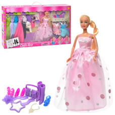 Лялька Дефа з нарядами та аксесуарами 11 шт (8193)