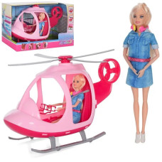 Лялька шарнірна з Приватним гелікоптерм 30 см (68298)