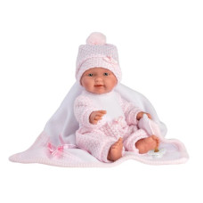 Пупс LLORENS Bebita con mantina Rosa 26 см (26310)
