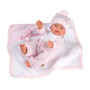 Пупс LLORENS Bebita con mantina Rosa 26 см (26310)