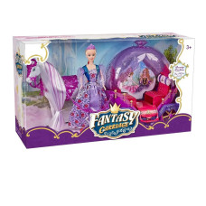 Лялька Fantasy Карета з конем зі звуковими і світловими ефектами 29 см (318A)