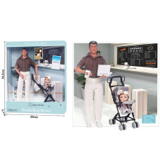 Лялька шарнірна Кен з малюком та аксесуарами 30 см (A787-2)